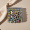 DIY handcrafted beaded jewelry with 6mm multi-color mixed acrylic round beads details Picture
